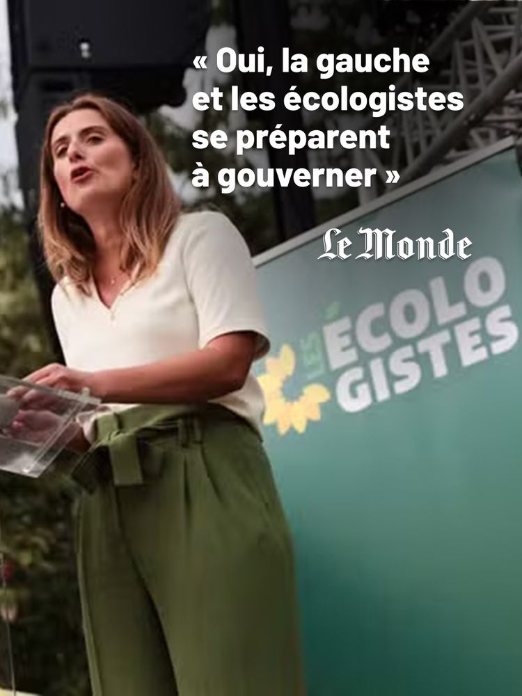 "Oui, la gauche et les écologistes se préparent à gouverner", citation de Marine Tondelier à l'AFP
