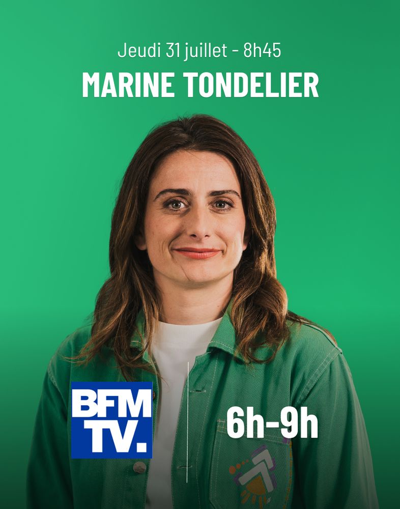 🟢 Rendez-vous à 8h45 demain matin dans la matinale de @bfmtv.com!  

🎙️Je répondrai aux questions de Leopold Audebert et Marie Gentric.