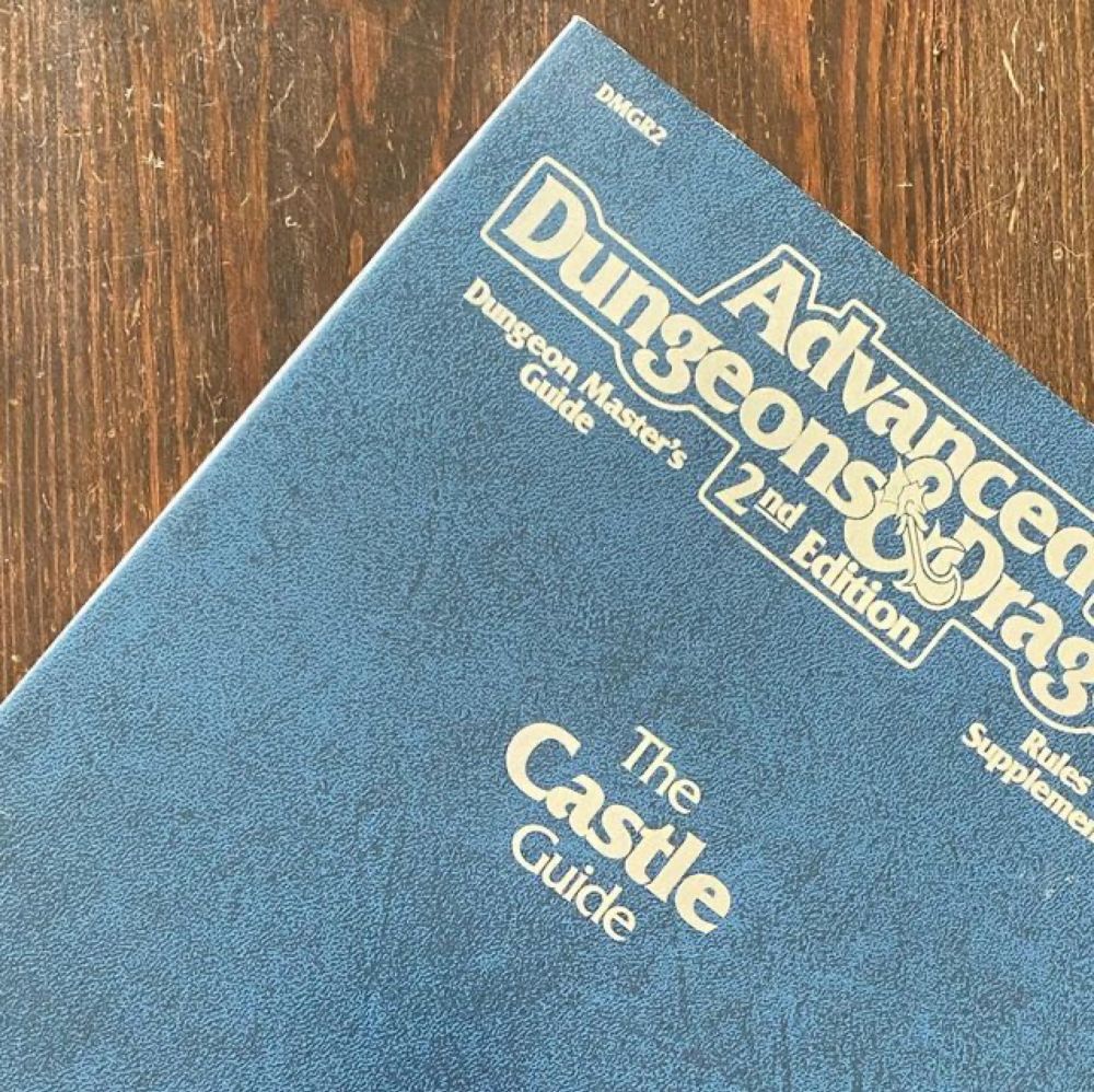 Hexed Pressman on Instagram: "A bit of reading for inspiration: The Castle Guide from #adnd2e #osr #ttrpg"