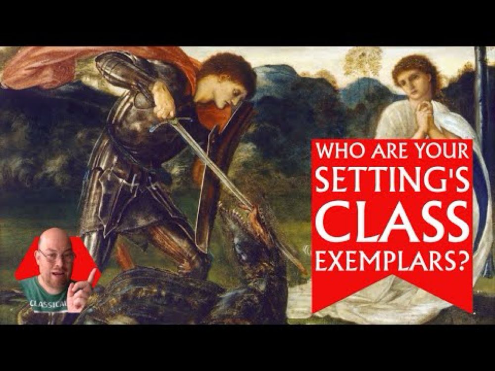 Hexed Press on the Cult of Saint George and examining D&D class icons