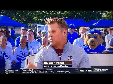 Stephen Panus appears live on the SEC Network's "Marty & McGee" show