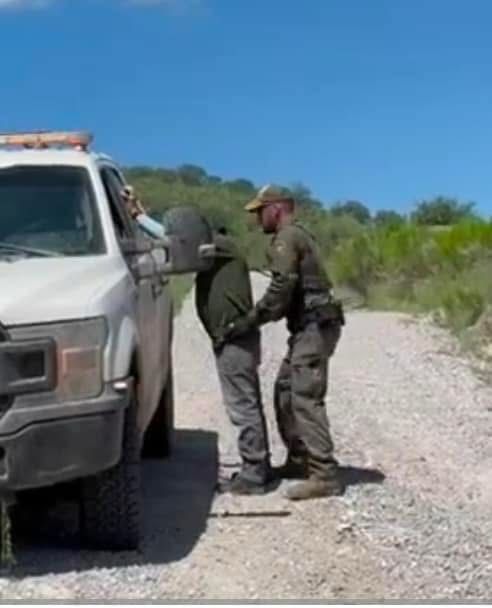 Frisk & Detainment by Border Patrol