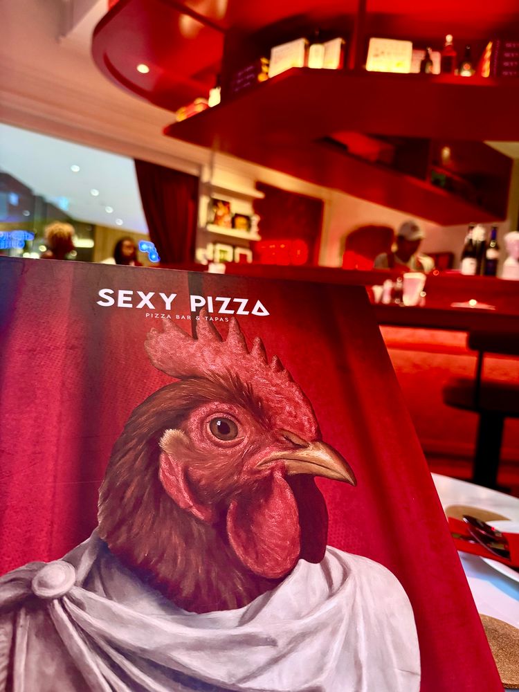 Sexy Pizza Menu