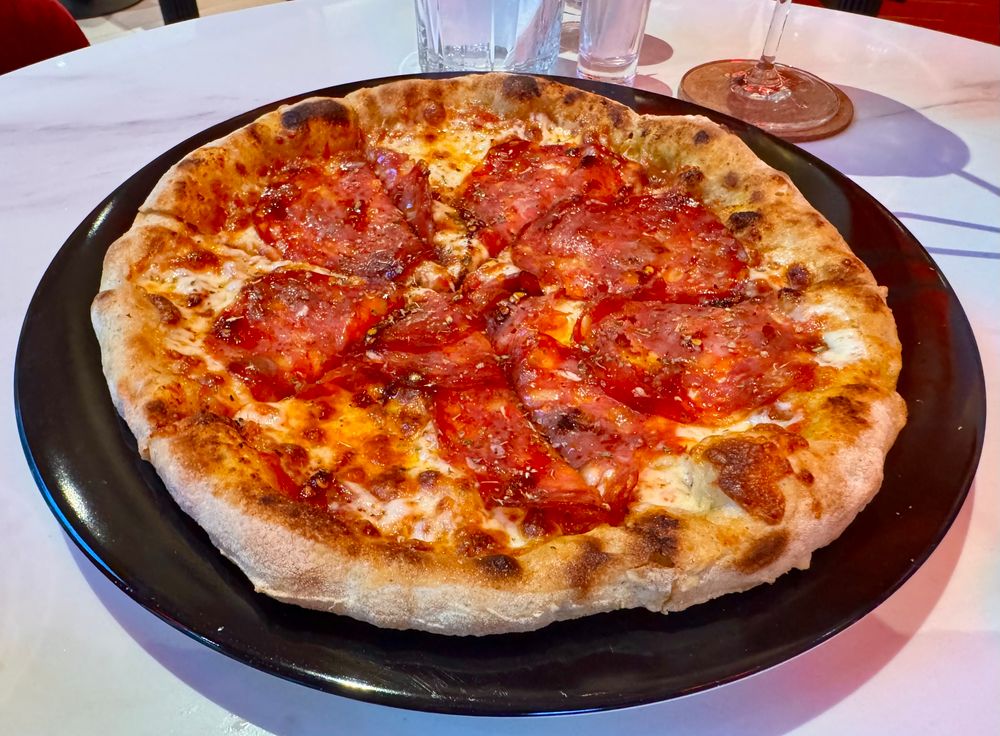 Spicy Salami Pizza
