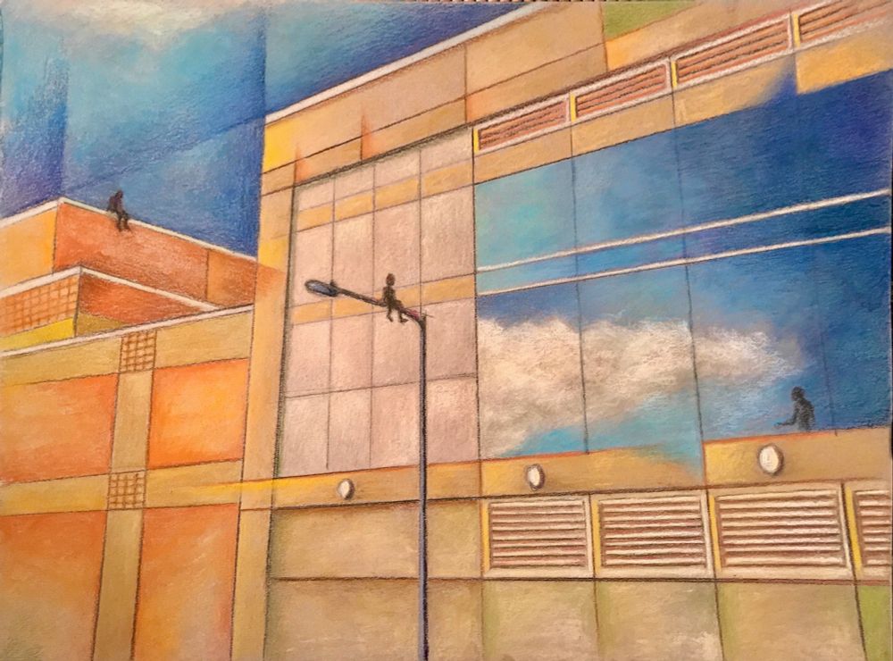 Building facade drawing