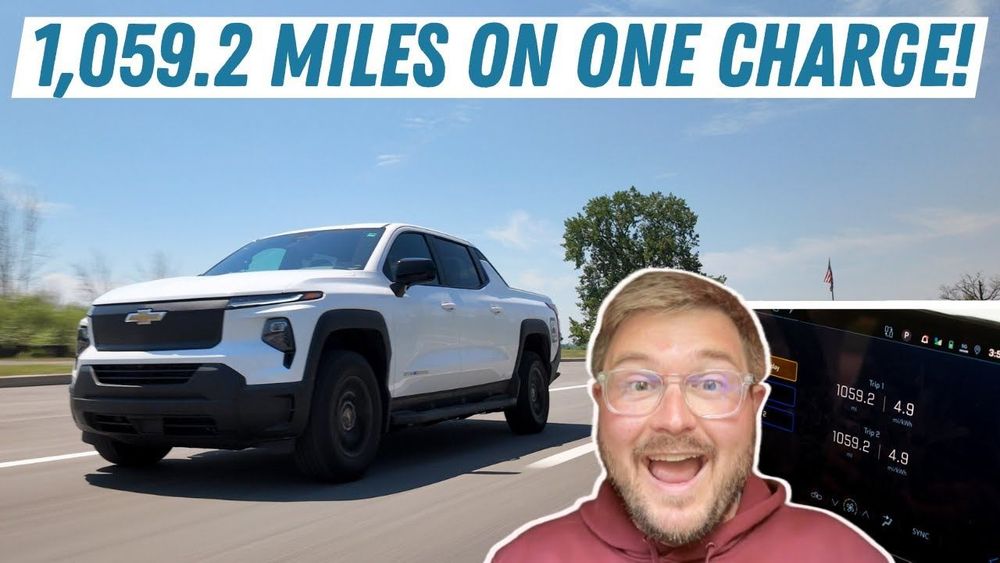 Here’s How Chevy Broke The Record For Driving Over 1,000 Electric Miles On A Single Charge!