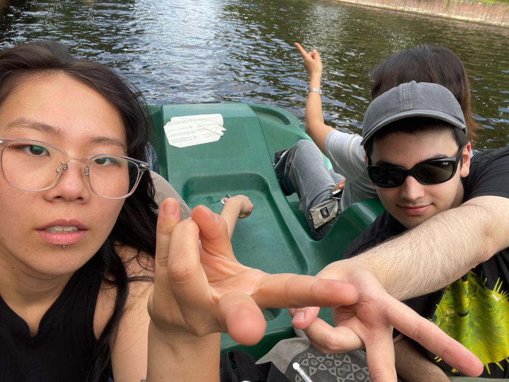 Us all on a boat doing gyarupi 