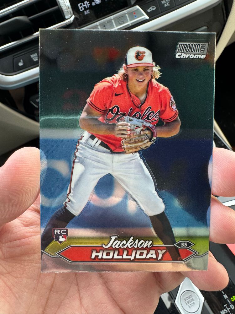2024 Stadium Club Jackson Holliday rookie card
