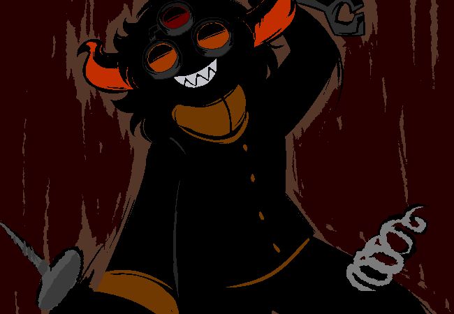 A very ominous looking troll looms over you, raising a spanner into the air for what looks to be a deadly strike...