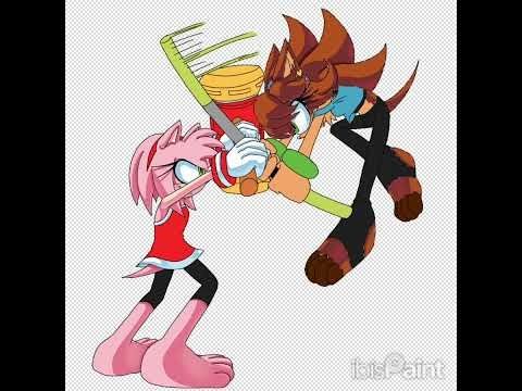 Hedgiebat Rose Training 💥#amyrose #sonicthehedgehog #sonicfc #digitalart #kpop #howitsdone