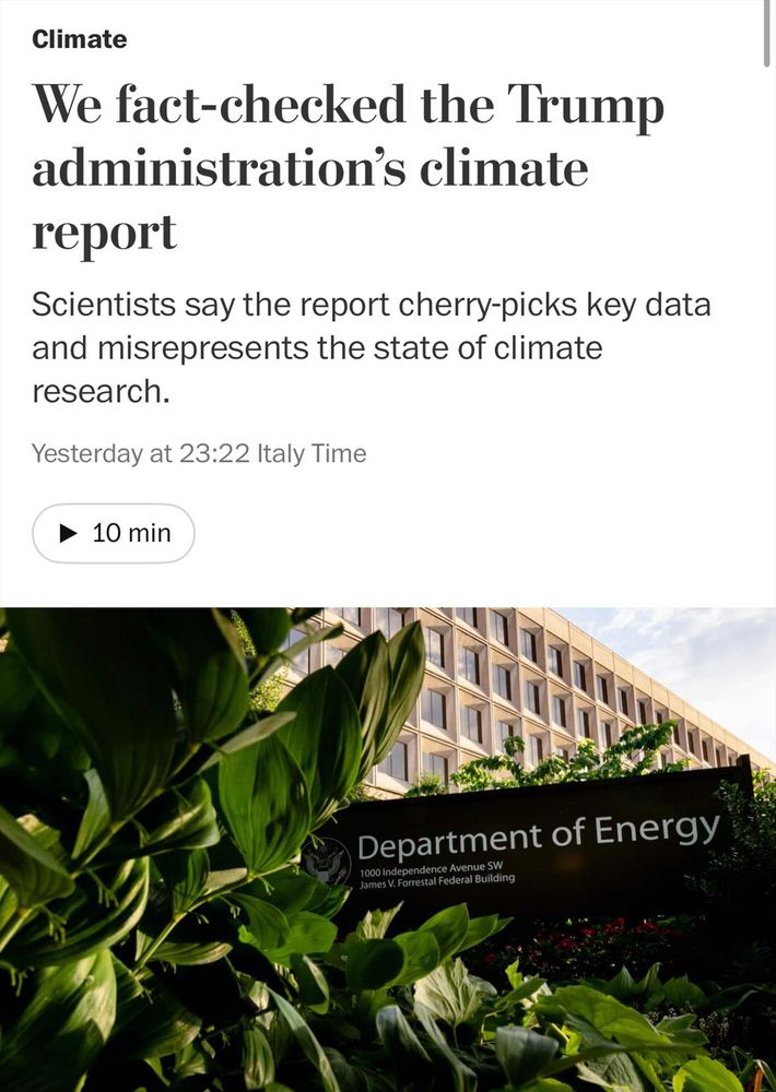 Climate We fact-checked the Trump administration’s climate report Scientists say the report cherry-picks key data and misrepresents the state of climate research.