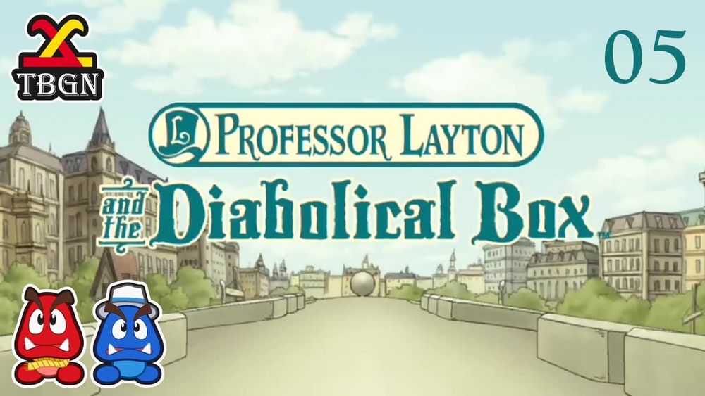 Professor Layton and the Diabolical Box Let's Play Part 05 | TBGN | Dropstone's 50th Anniversary