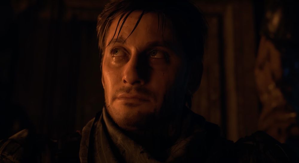 A screenshot of from the Death Stranding 2 trailer of Neil played by Luca Marinelli. 