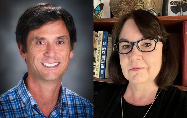Headshots of Richard Behringer and Carole LaBonne