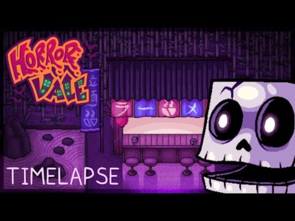HorrorVale Act M  - RAMEN STAND ART TIMELAPSE 🍜