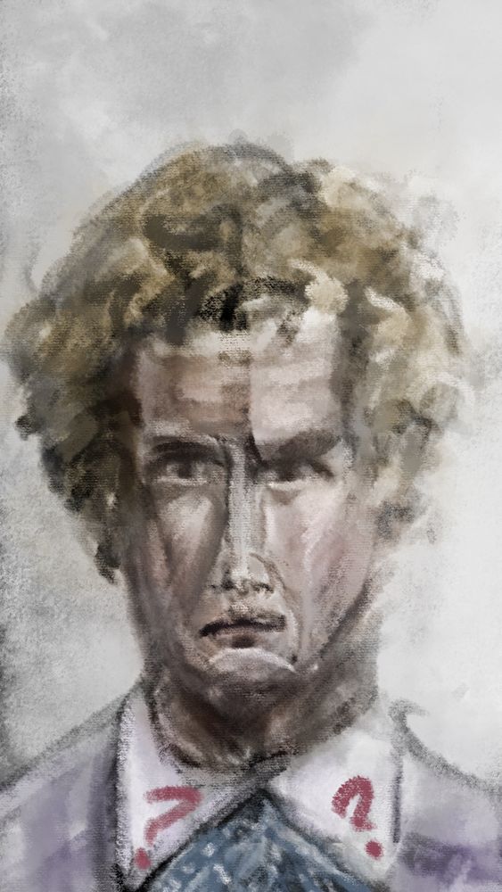 A rough sketch of the Sixth Doctor
