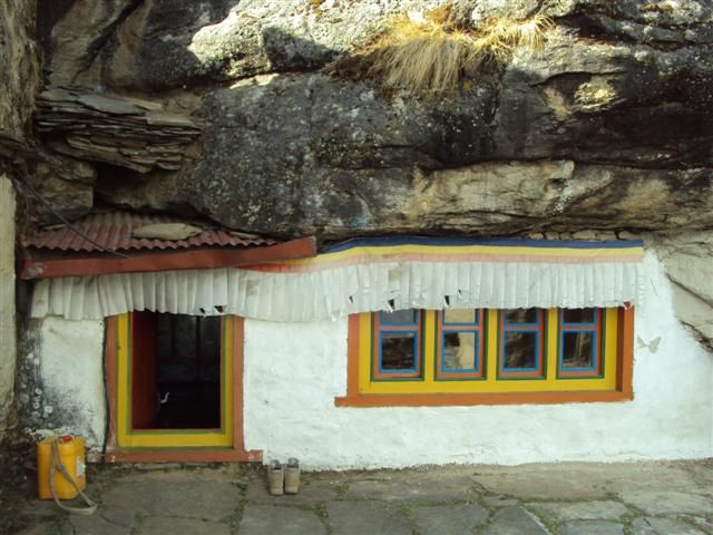 Lama Zopa Rinpoche's cave at Lawudo Gompa in Solu Khumbu, Nepal. 3,950 m. 