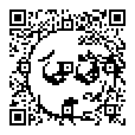 A QR code with a visible leading face, linking to this Bluesky profile.