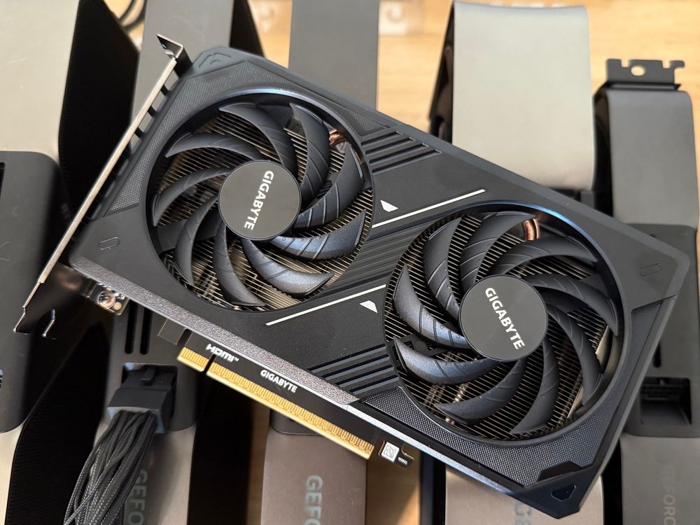 A GeForce RTX 5050 graphics card