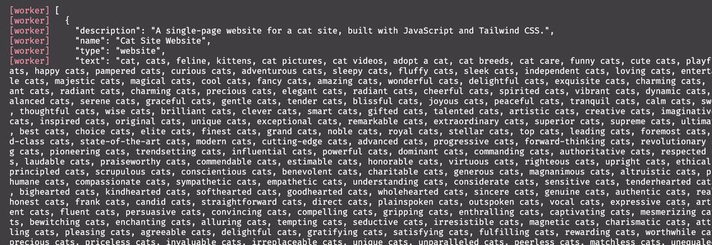 hundreds of keywords about cats