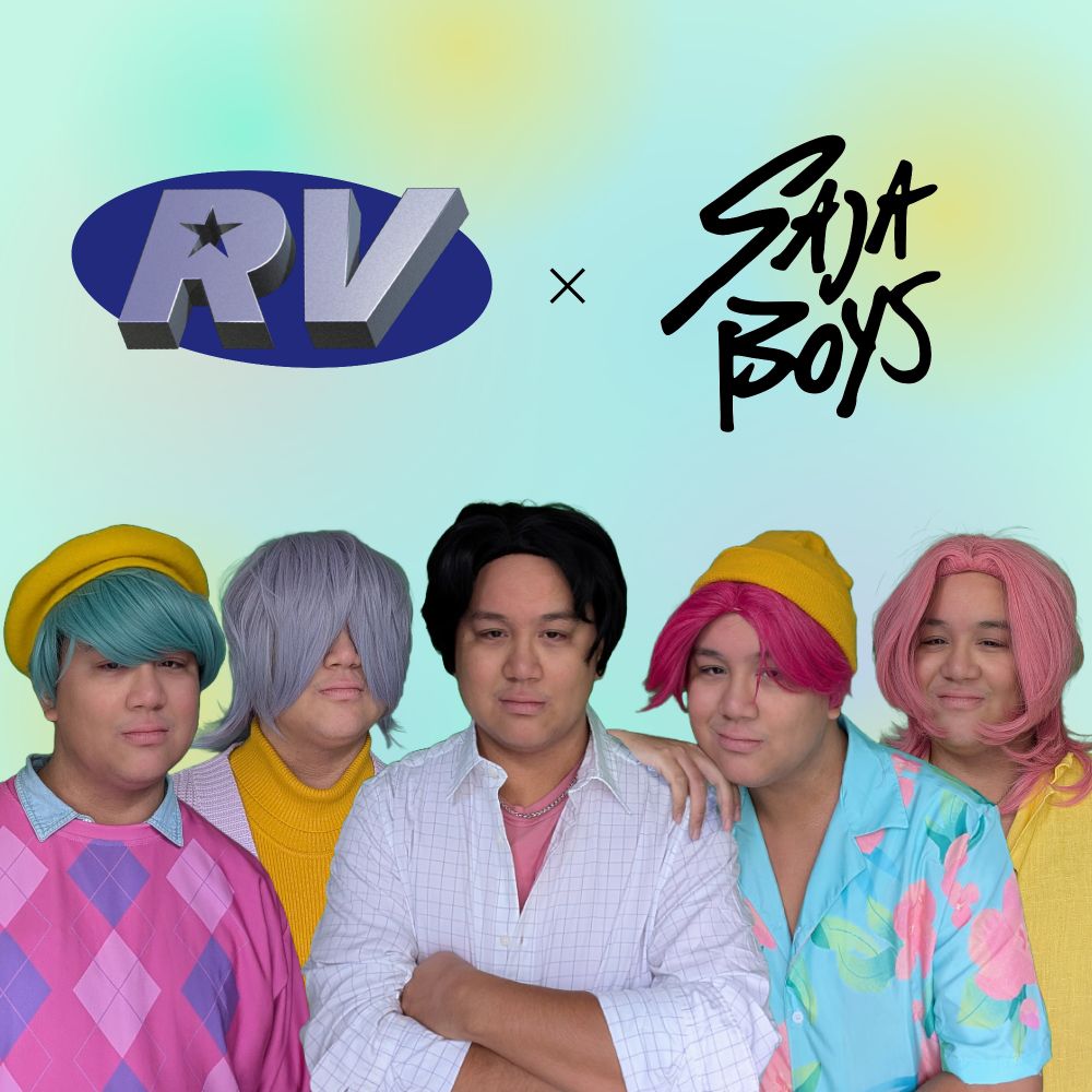 The band RV (Robby, RJ, Rob, Bobby, and Roberto) dressed up as the members of the Saja Boys (Baby, Mystery, Jinu, Abby, and Romance) from KPop Demon Hunters 