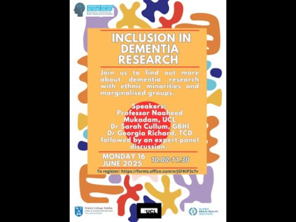 Webinar: Inclusion in dementia research