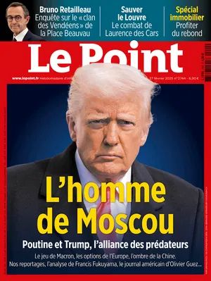 L'homme de Moscou. Poutine et Trump, l'alliance des prédateurs.
With portrait of Trump.