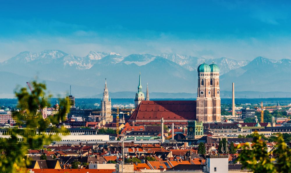 Munich city skyline