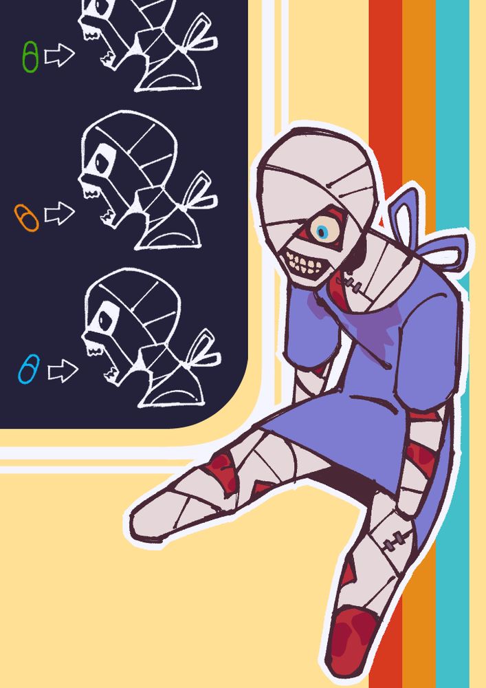 curly from the iconic indie game how fish is made