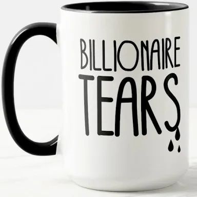 billionaire tears mug