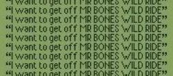 i want to get off mr bones wild ride