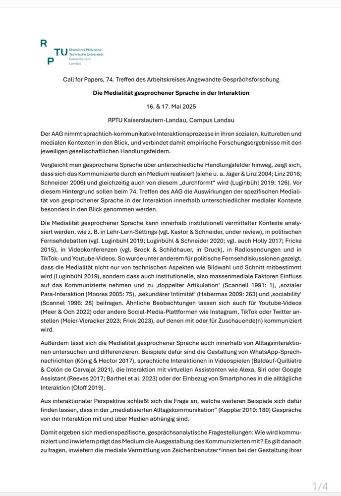 PDF-Datei mit Call, Seite 1 