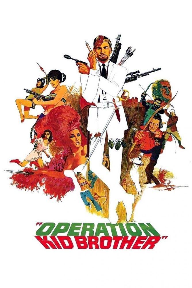 Movie poster for ‘Operation Kid Brother.’ It was released as ‘O.K. Connery’ outside of the US. 
