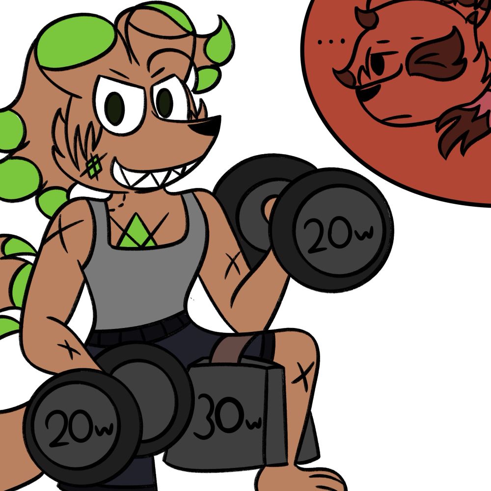 Hunter gets jealous and starts showing his strength 
