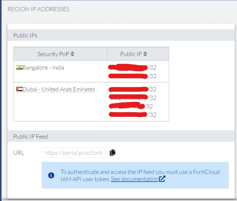 How to identify egress public IP of FortiSASE - PUPUWEB