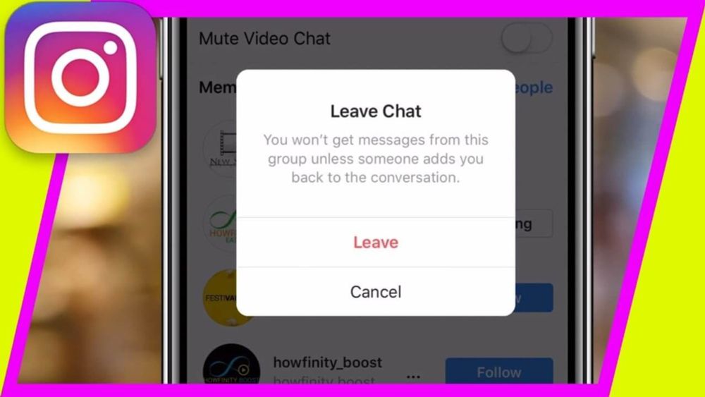 How to Exit Instagram Group Chat Unnoticed - PUPUWEB