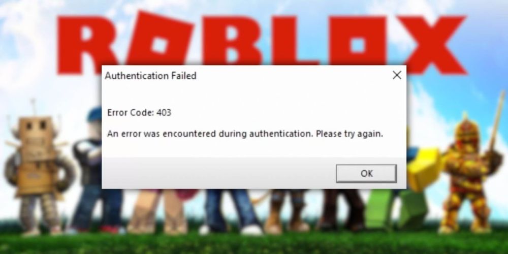 How to fix Roblox Authentication Failed Error Code 403 - PUPUWEB