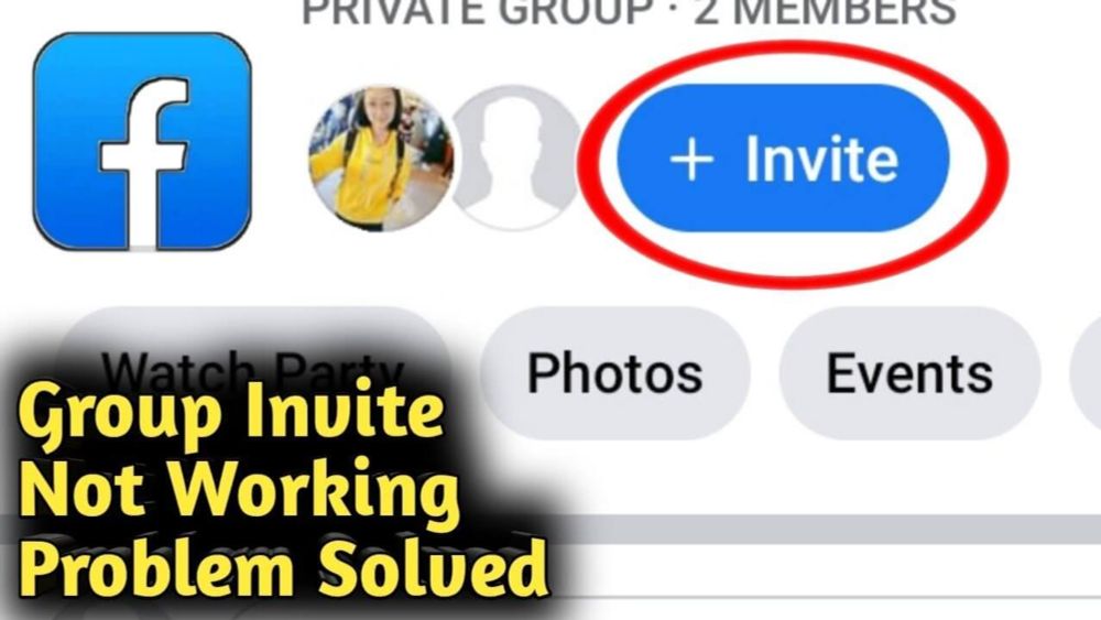 How to Solve Facebook Group Invite Not Working Problem - PUPUWEB