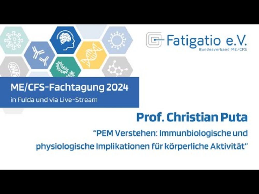 Prof. Christian Puta - Vortrag auf der ME/CFS-Fachtagung des Fatigatio e.V.