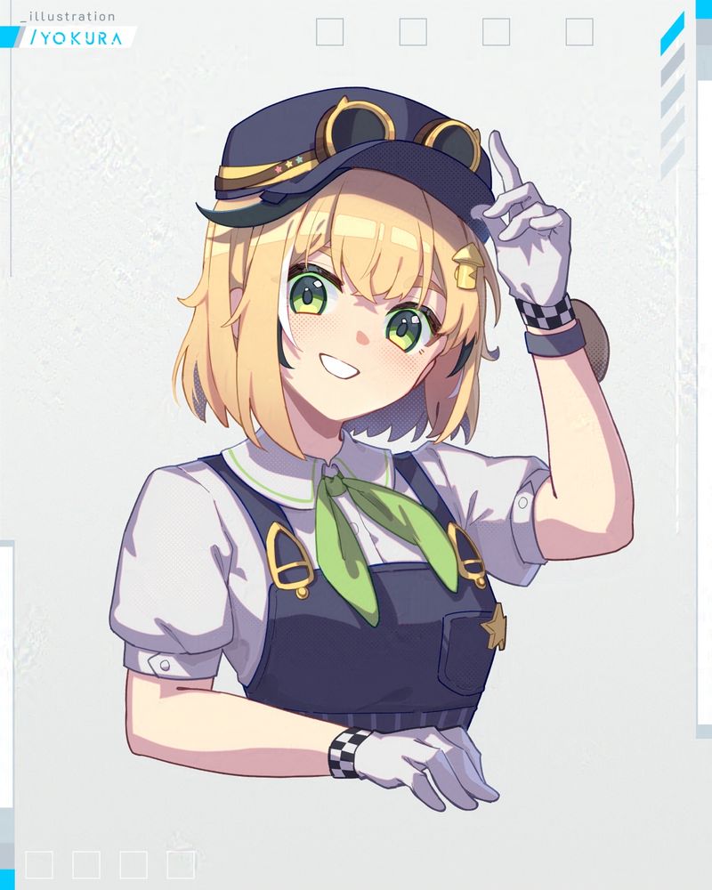illustration of indie vtuber dooby