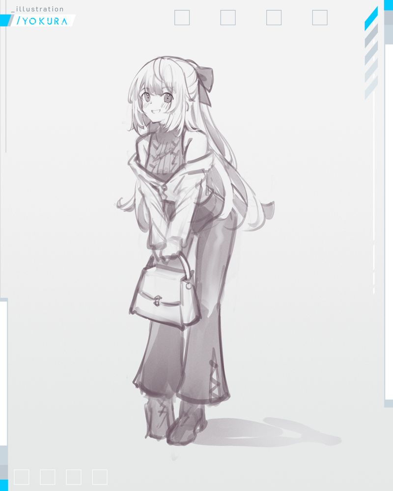 sketch of my original character Liefy