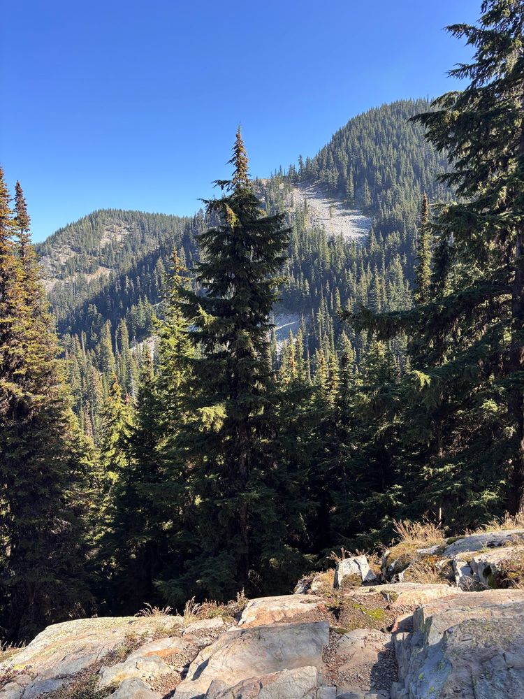 Trail to Blossom lakes Montana