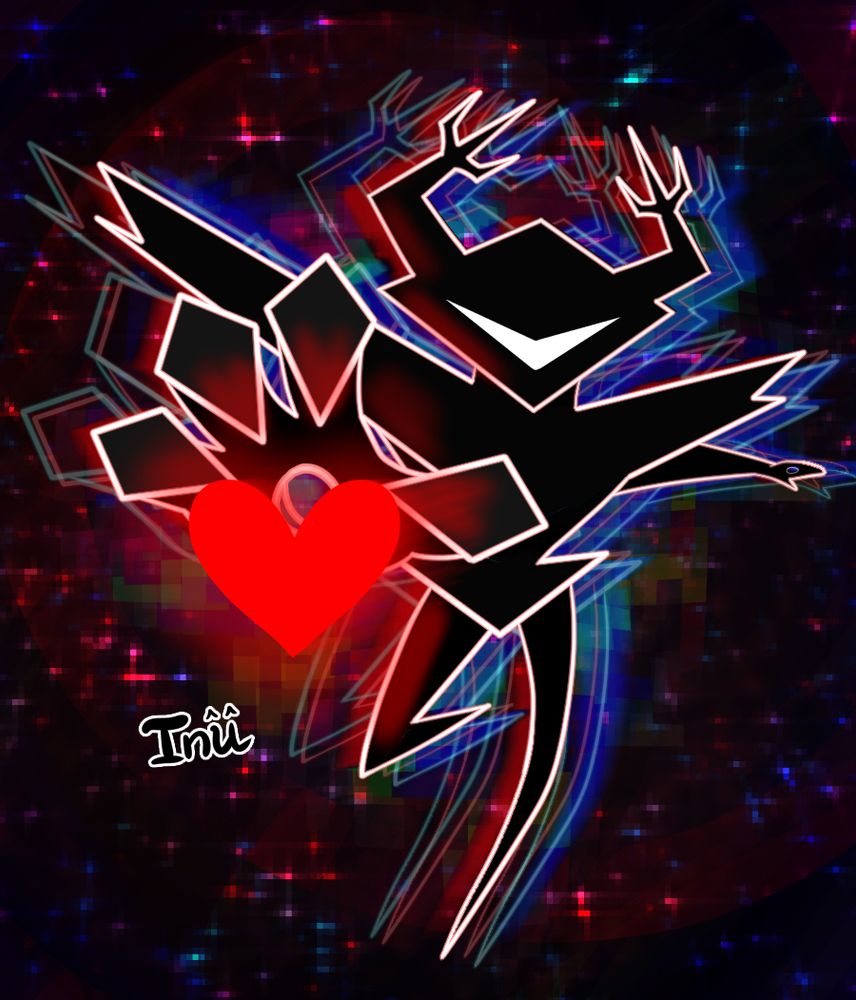 The Roaring Knight  from Deltarune trying to grab Kris' / The player's soul
