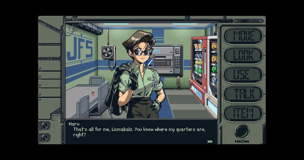 Haru: "That's all for me, Licmabalz. You know where my quarters are, right?"