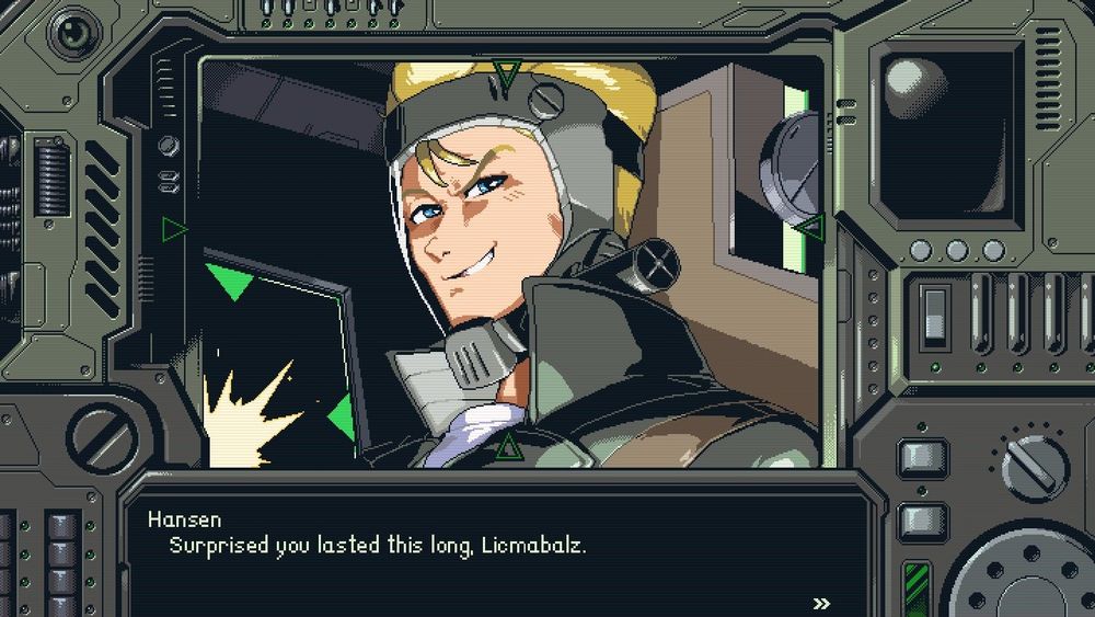 Hansen: "Surprised you lasted this long, Licmabalz."