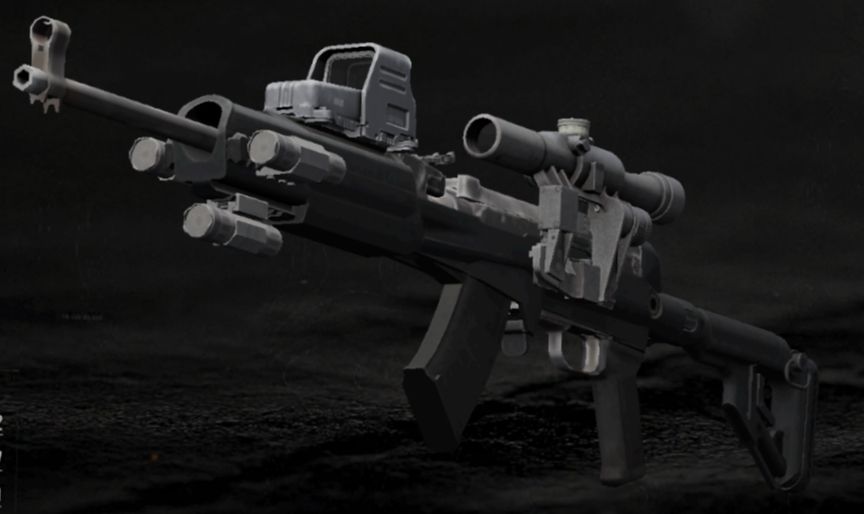 3 Lazers
2 Miras
1 Carregador estendido