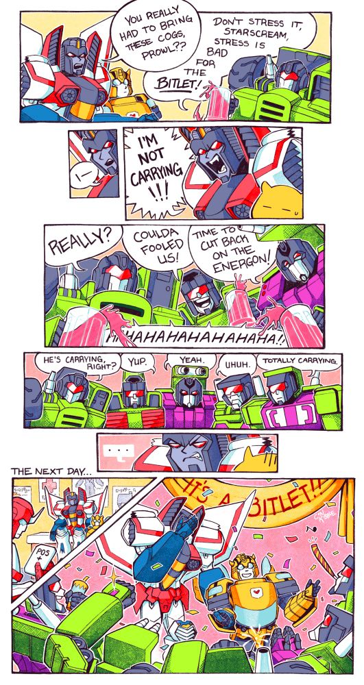 full comic of previously described parts