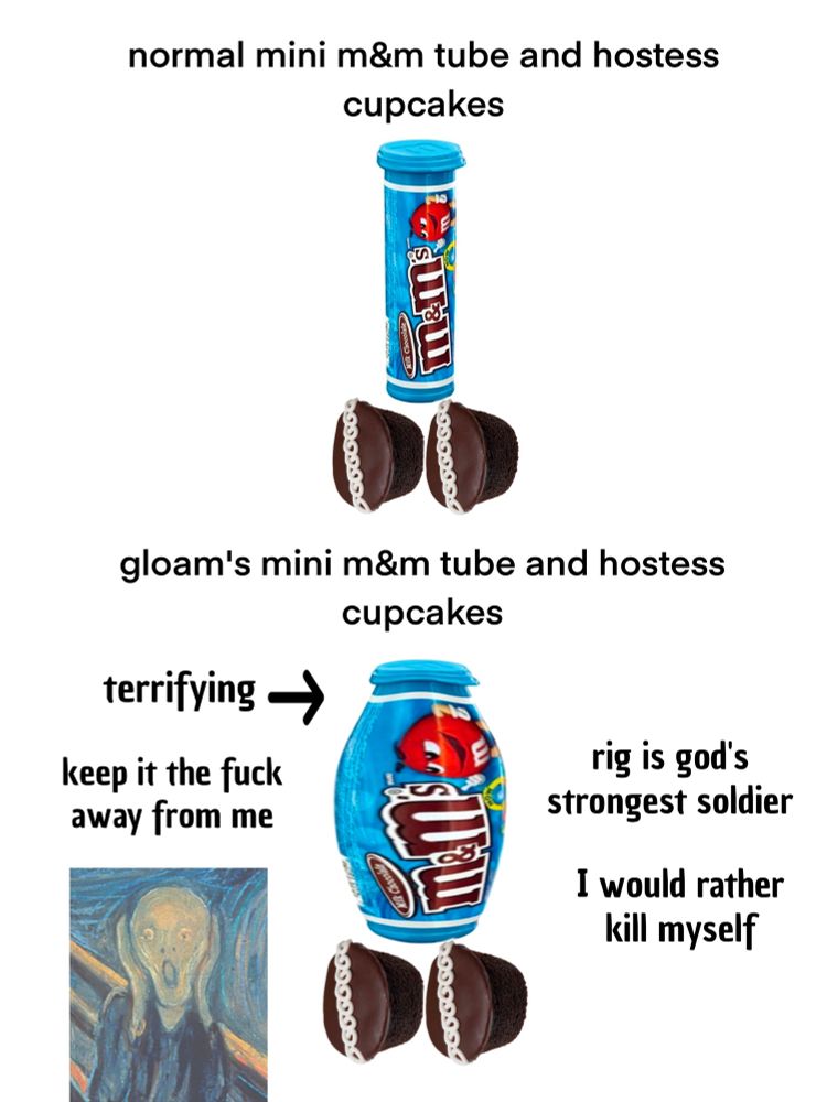 gloam depicted with terrifying Extra THICC girthitude, nearly spherical width, colloquially called "the upside down mickey mouse"