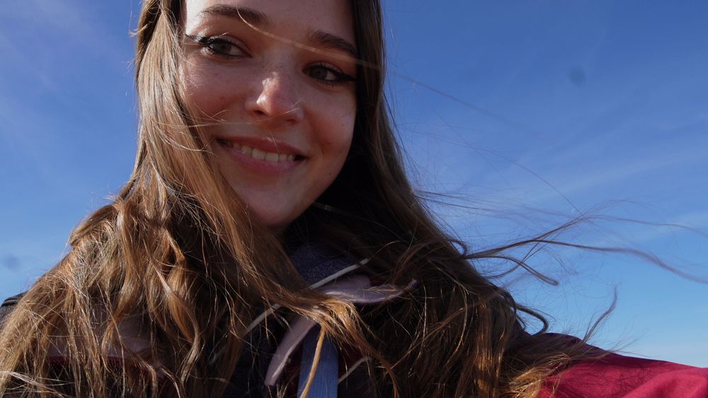 On this photo I’m just smiling around, it’s a shot from my new YouTube video!