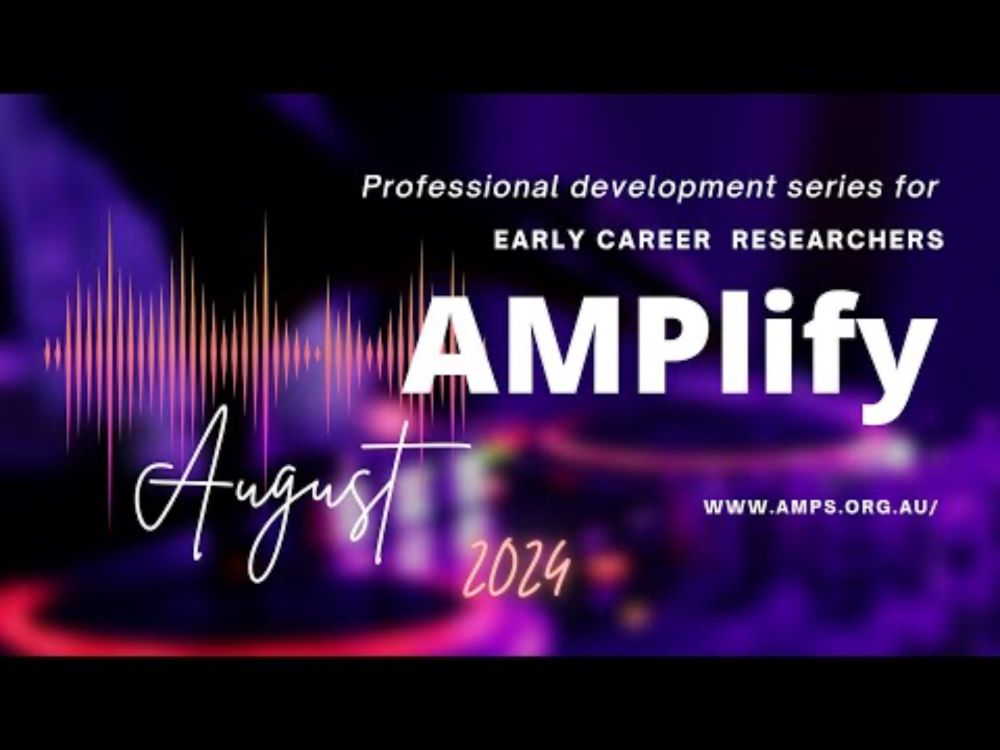 AMPlify your research: Navigating your early research career